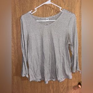 Old Navy striped long sleeve top